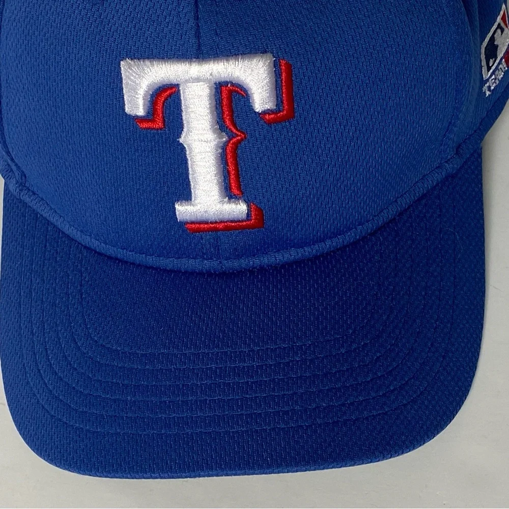 Texas Rangers Hat Youth Blue Baseball Team MLB Strapback OC Sports Kids EUC Boys